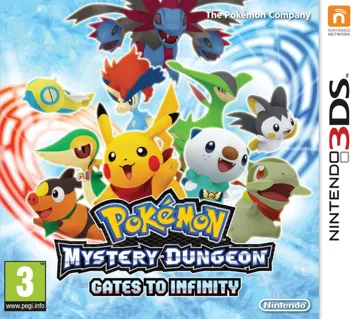 Pokemon Mystery Dungeon - Gates to Infinity (Europe) (En,Fr,De,Es,It) box cover front